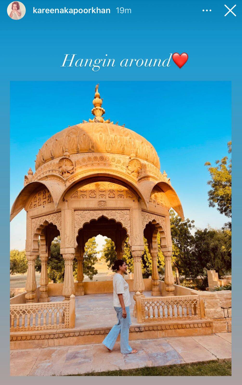 Kareena Kapoor Khan shares snaps from Rajasthan vacay with ‘love of her life’ Taimur
