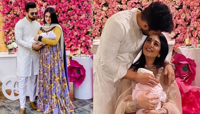 Sarah Khan, Falak Shabir host extravagant Aqiqah ceremony for daughter Alyana