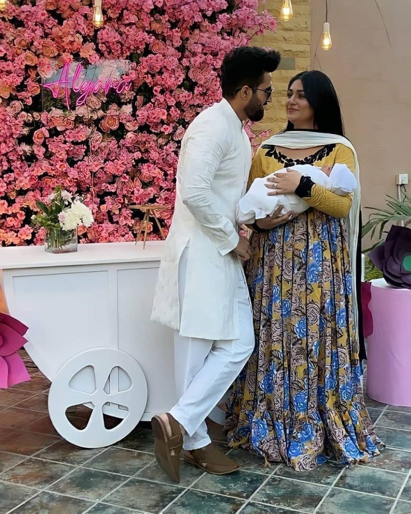 Sarah Khan, Falak Shabir host extravagant Aqiqah ceremony for daughter Alyana