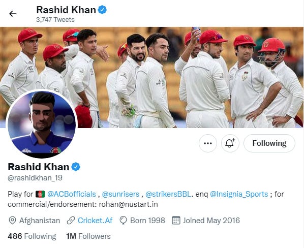 T20 ورلڈ کپ: کرکٹر راشد خان ٹوئٹر پر چھاگئے