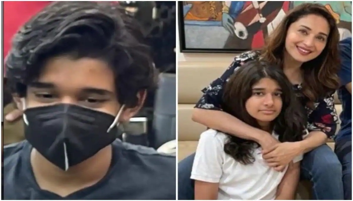 Madhuri Dixit’s son Ryan donates hair to cancer patients, watch video here