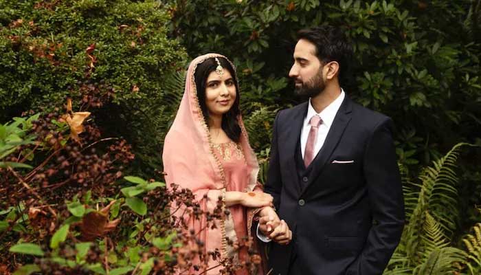 Malala Yousufzai, Asser Malik exchange vows
