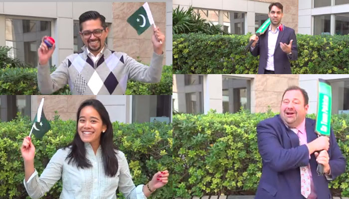 T20 ورلڈ کپ:امریکی سفارت خانے کے عملے کی ٹیم پاکستان کے لیے بھرپور سپورٹ