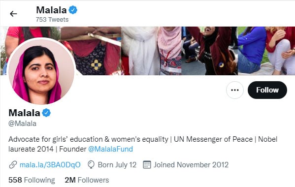 نکاح کے بعد ملالہ کی مقبولیت میں مزید اضافہ