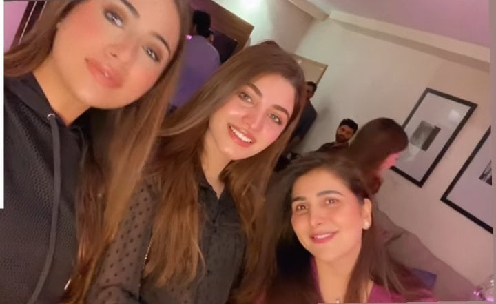 Inside Aiman and Minal Khan's midnight birthday surprise bash