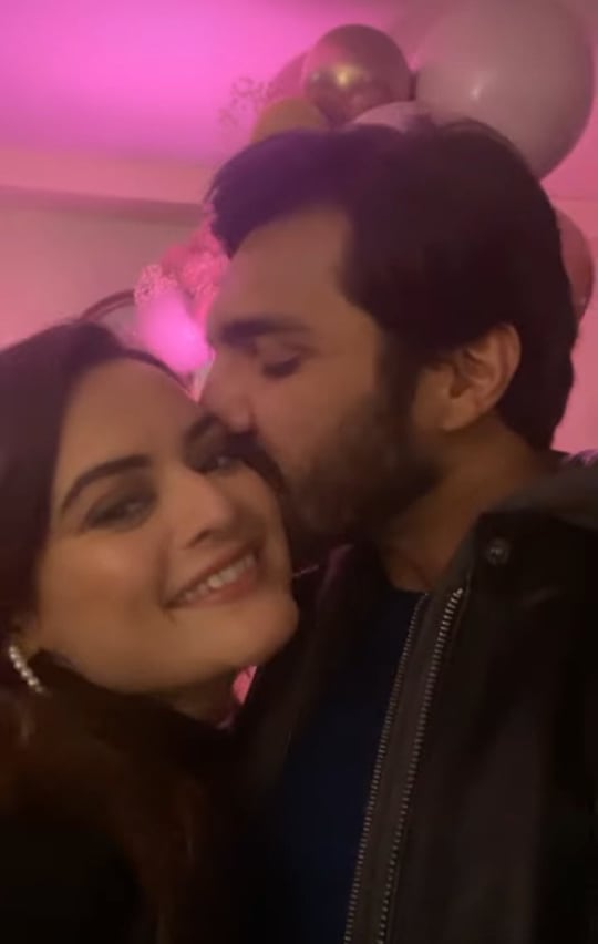 Inside Aiman and Minal Khan's midnight birthday surprise bash