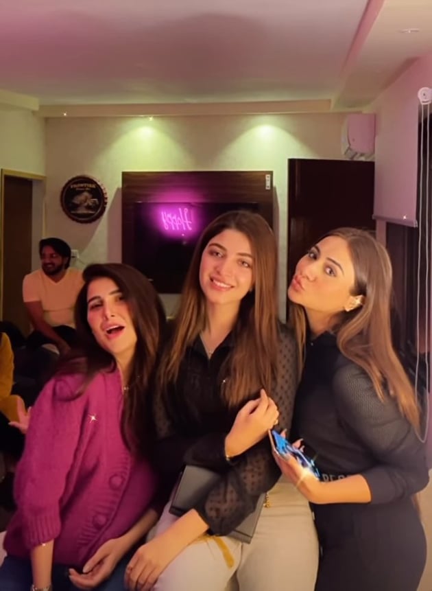 Inside Aiman and Minal Khan's midnight birthday surprise bash