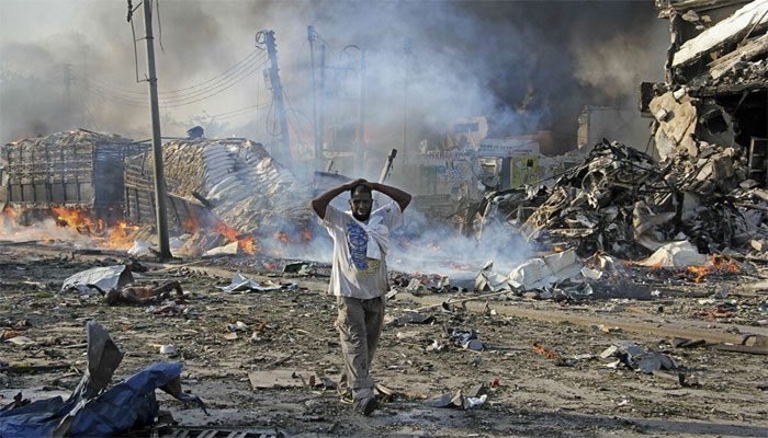 موغا دیشو: کار بم دھماکا، 5 افراد ہلاک، 23 زخمی