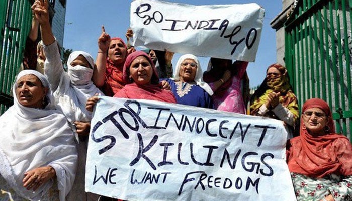 مقبوضہ کشمیر کی خواتین خوف و اذیت کا شکار