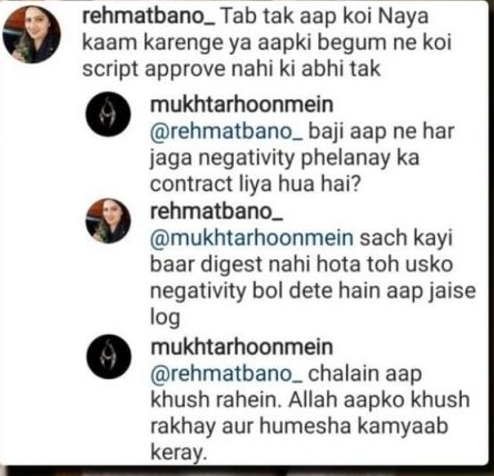 Usman Mukhtar shuts down troll for ‘negative’ comments on his wife Zunaira 