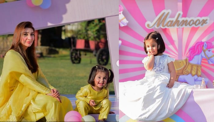 عائشہ خان نے بیٹی کی دوسری سالگرہ کی تصویریں شیئر کردیں