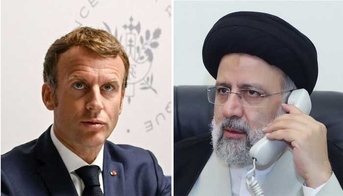 ایرانی صدر کا فرانسیسی صدر سے ٹیلیفونک رابطہ، یورپ عہد نبھائے، ابراہیم رئیسی