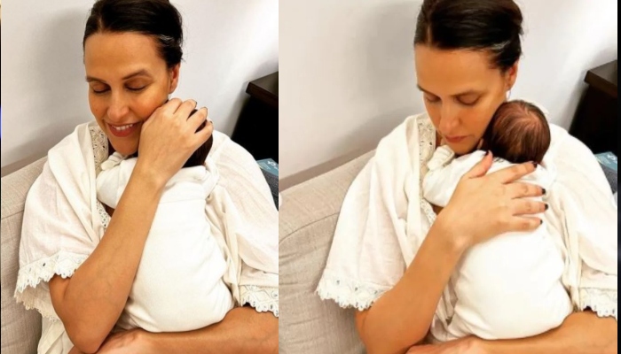 Neha Dhupia’s ‘loving note’ for her baby boy sends Internet into meltdown