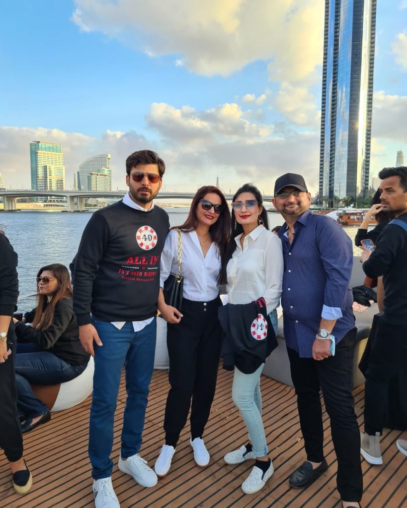 Fawad Khan raises a toast on his 40th birthday