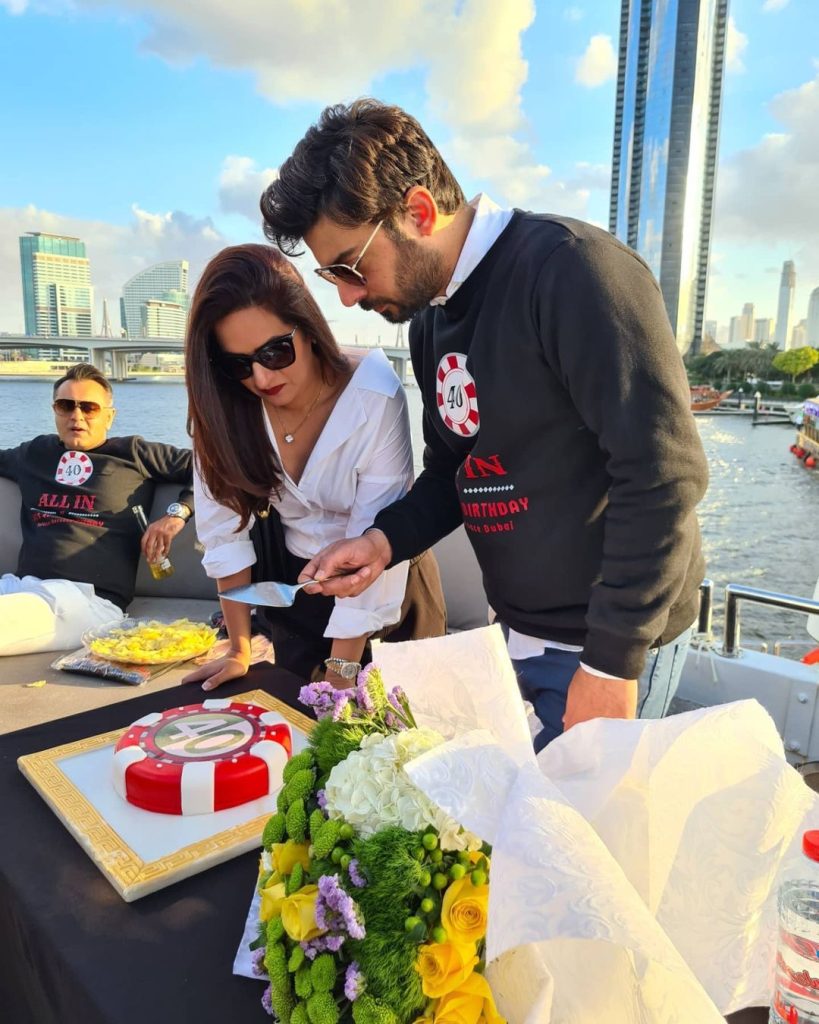 Fawad Khan raises a toast on his 40th birthday