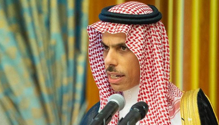 سعودی وزیر خارجہ شہزادہ فیصل بن فرحان