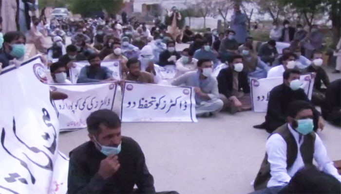 Arrested young doctors in Quetta indicted