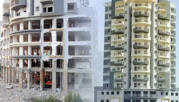 نسلہ ٹاور معاملہ: مقدمے کیلئے باقاعدہ حکمنامہ موصول نہیں ہوا، پولیس حکام