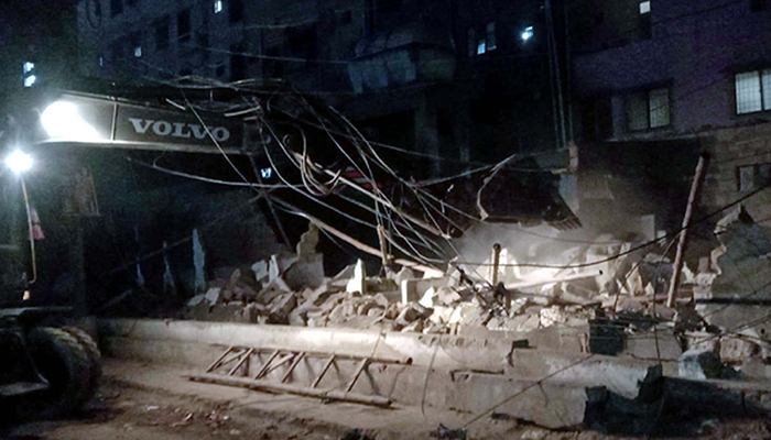 کراچی، طارق روڈ پر تجاوزات ہٹانے کا کام مکمل، پارک بحال