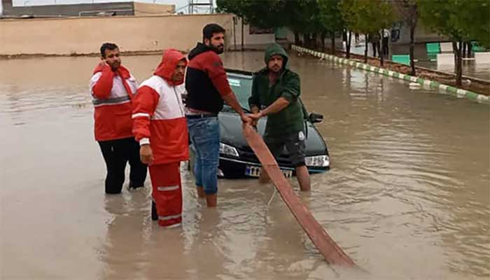 Heavy rains and floods in southern Iran have killed at least eight people and injured 14 others