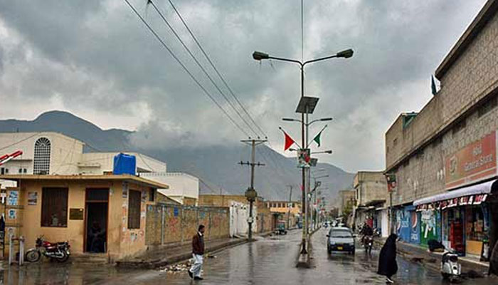 بلوچستان میں بارشیں برسانے والا سسٹم  موجود