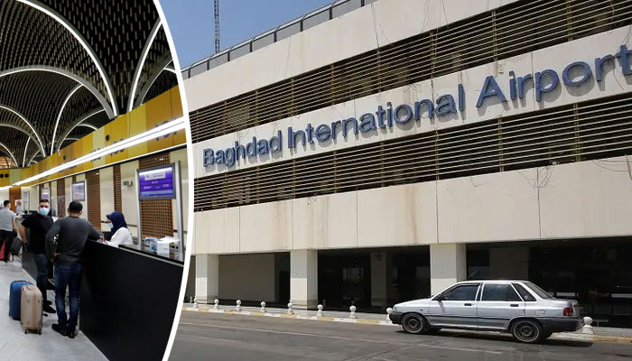 بغداد ایئرپورٹ کے احاطے میں 3 راکٹ آگرے