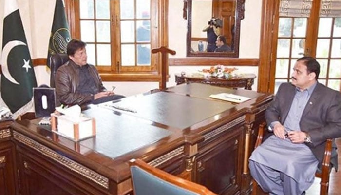 وزیراعظم عمران خان سے وزیراعلیٰ پنجاب عثمان بزدار کی لاہور میں ملاقات