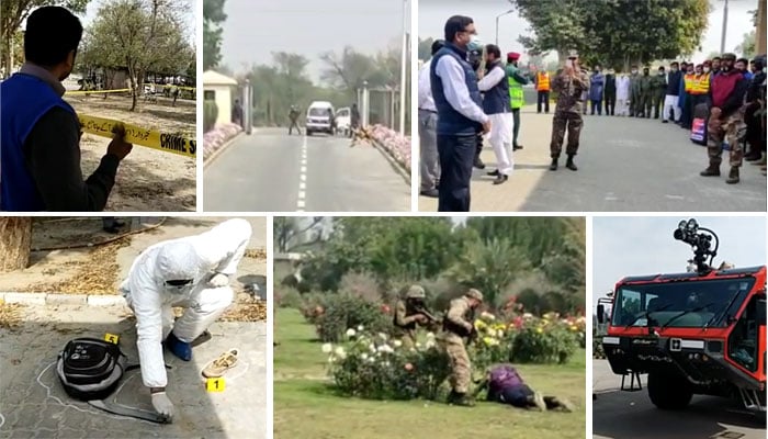 بہاولپور ایئر پورٹ پر دہشتگردی کی روک تھام کیلئے موک ایکسر سائز