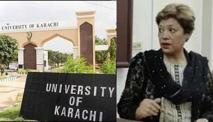 ڈاکٹر ناصرہ خاتون نے جامعہ کراچی کے قائم مقام وی سی کا چارج سنبھال لیا