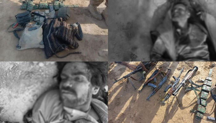 ہلاک دہشت گرد سیکیورٹی فورسز پر حملوں میں ملوث تھے۔