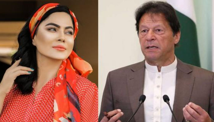 وینا ملک کا عمران خان کو ’نہ گھبرانے‘ کا مشورہ