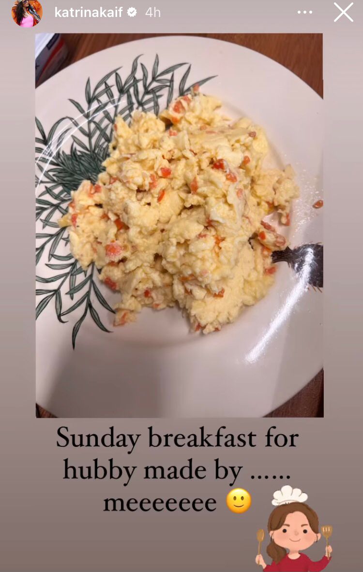 Katrina Kaif cooks scrumptious morning meal for husband Vicky Kaushal