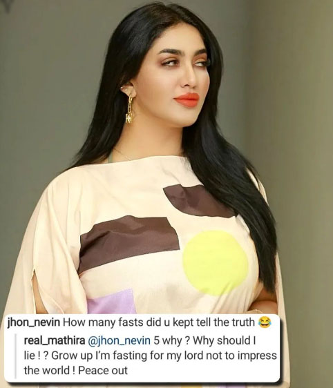 متھیرا کا صرف 5 روزے رکھنے کا انکشاف