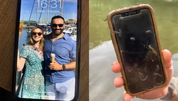 برطانوی شہری کو 10 ماہ قبل دریا میں گرنے والا قیمتی فون واپس مل گیا