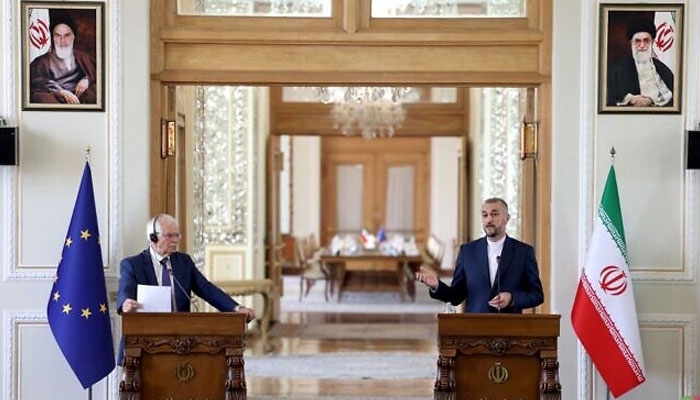 ایرانی وزیر خارجہ کا کہنا تھا کہ جوہری معاہدہ بحالی پر بات چیت دوبارہ شروع کرنے کے لیے تیار ہیں۔