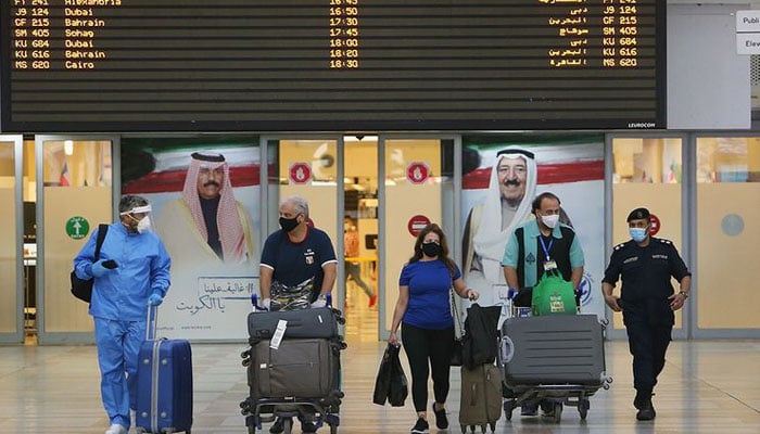 کویت انٹرنیشنل ایئرپورٹ کا ایک منظر