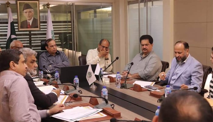 وزیرِ توانائی سندھ امتیاز شیخ کی زیرِ صدارت لوڈشیڈنگ کے حوالے سے کے الیکٹرک حکام کے ساتھ اجلاس ہوا —بشکریہ ٹوئٹر