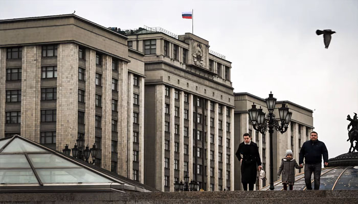 روس کی پارلیمنٹ کا بیرونی منظر