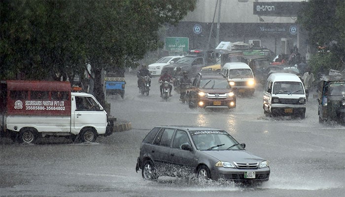 کراچی میں صبح سے اب تک ہونے والی بارش کے اعداد و شمار جاری