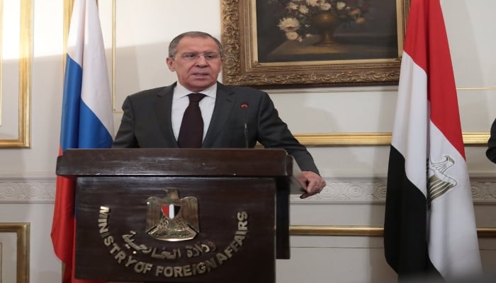 روس کے وزیر خارجہ سرگئی لاروف ۔ فوٹو فائل