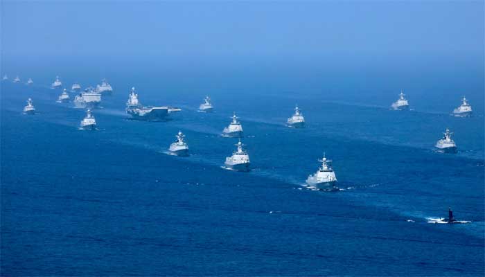 چین کا آبنائے تائیوان میں فوجی مشقیں باقاعدگی سے کرنے کا اعلان
