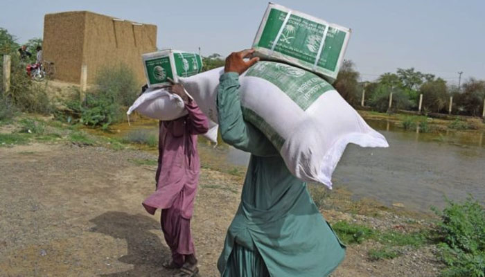 40 ہزار سے زائد افراد کے لیے خوراک، راشن کے پیکٹس کی فراہمی یقینی بنائی گئی ہے