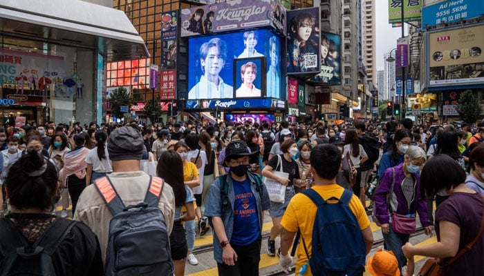 ہانگ کانگ کی آبادی میں تاریخی کمی، کورونا پابندیاں، سیاسی گرفتاریاں وجہ قرار