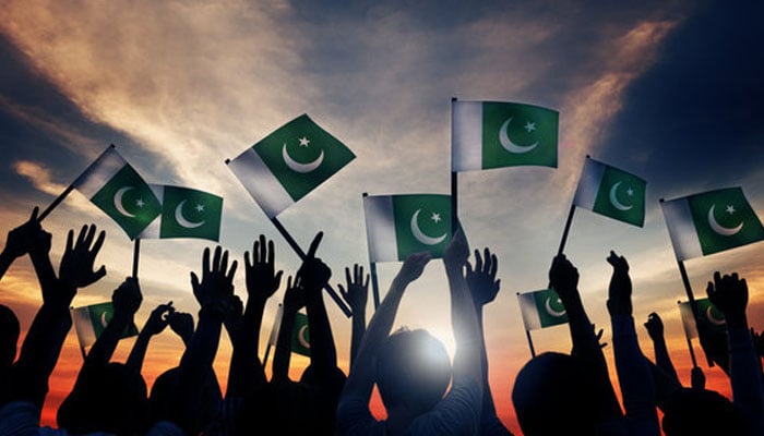 ہمارا سبز اور سفید پرچم ہمارے ملک کی پہچان ہے—فائل فوٹو