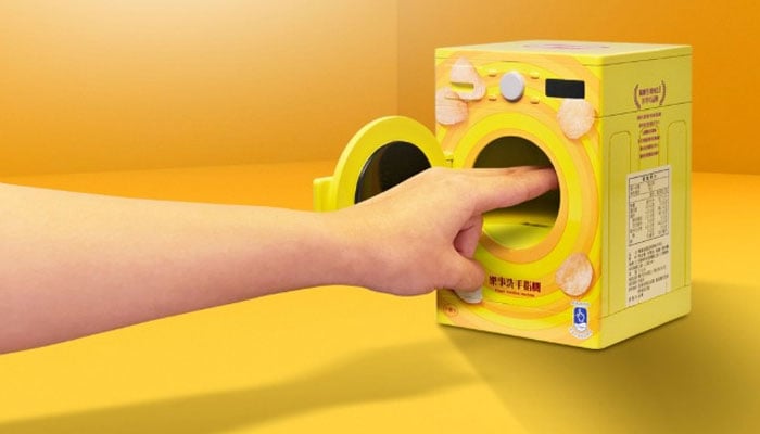 انگلیوں کو دھونے کے لیے حیرت انگیز مشین متعارف