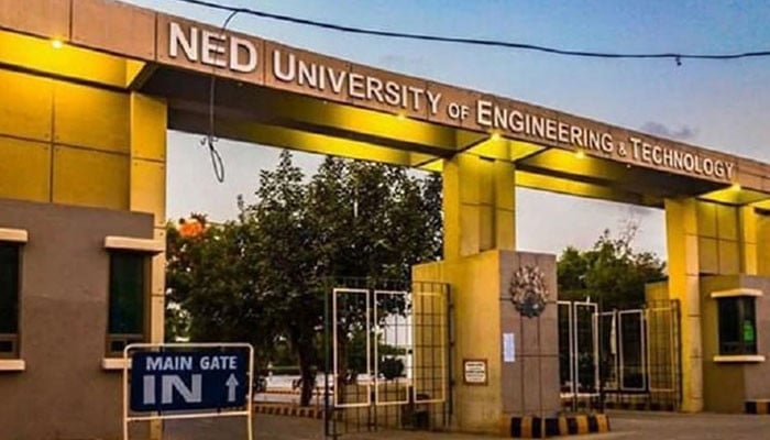 In NED University, the entrance test for students from flood affected areas of Sindh will be held on September 5