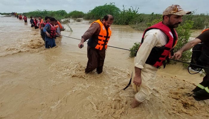 بارش، سیلاب کے بعد بلوچستان کے ضلع نصیر آباد کی تحصیل چھتر کا برا حال