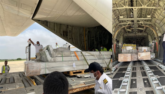 امارات کی مزید 2 امدادی پروازیں آج کراچی پہنچ گئیں