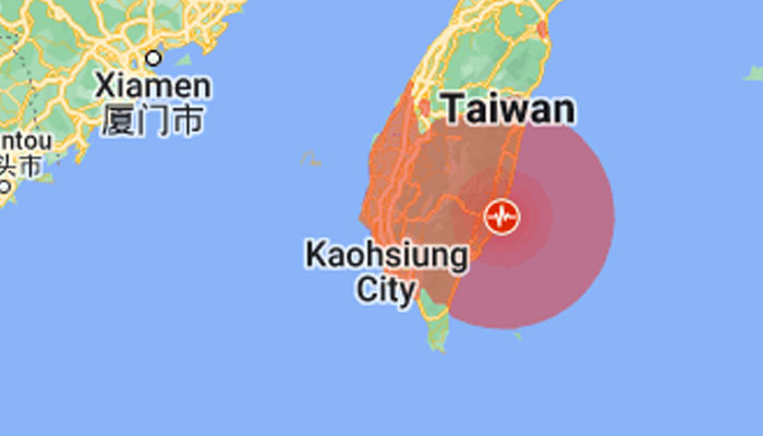 تائیوان کے مشرقی ساحلی علاقے میں 6.6 شدت کا زلزلہ