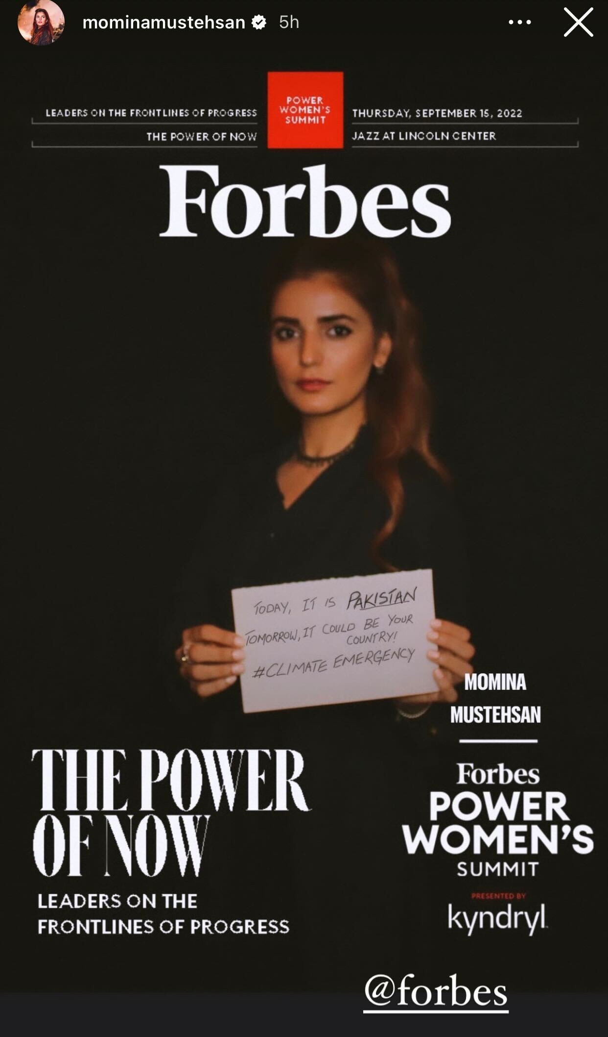Momina Mustehsan makes powerful desi fashion statement at Forbes